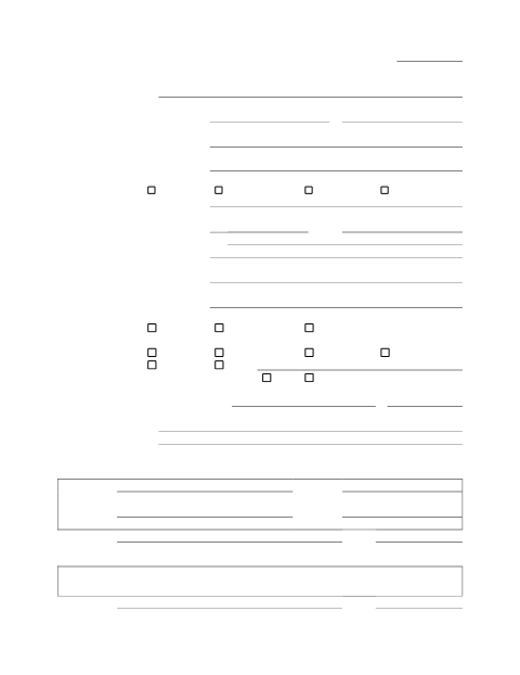 First page of the Alarm Permit Application