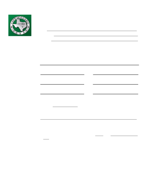 First page of the Authorized Agent Affidavit