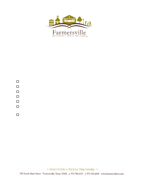 First page of the Alcohol Permit Checklist / Acknowledgment