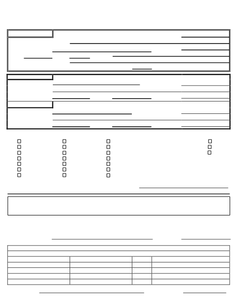 First page of the Commercial Certificate of Occupancy Application