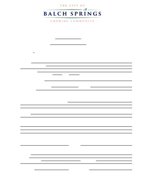 First page of the Application for Re-Plat