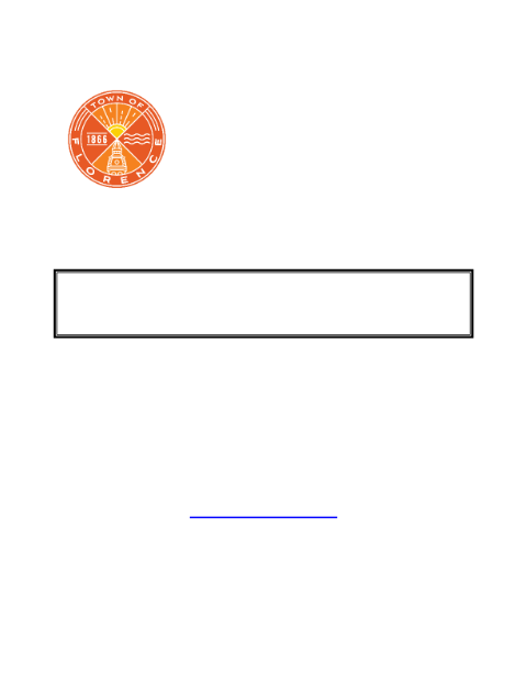 First page of the Variance Process Application