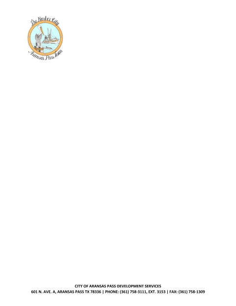 First page of the Application for Zoning Board of Adjustment Action