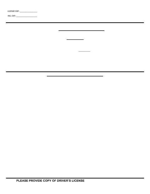 First page of the Contractor Registration Form