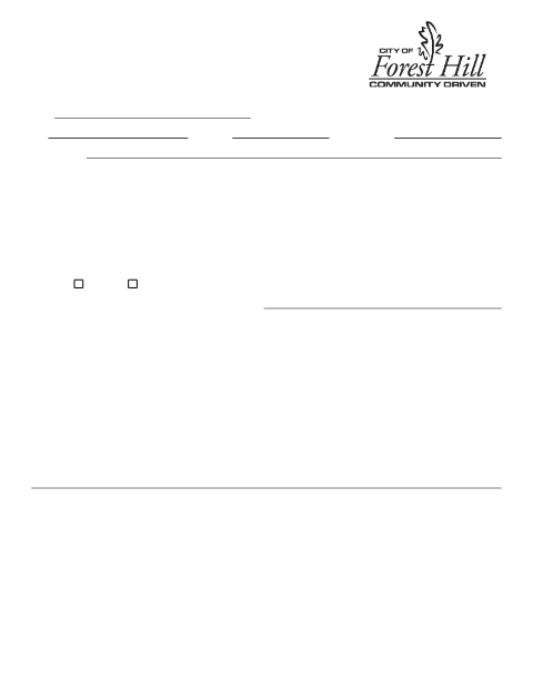 First page of the Donation Bin Annual Permit Application