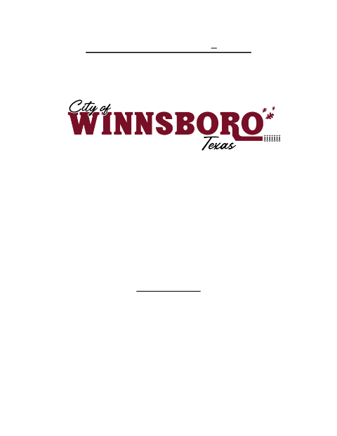 First page of the Commercial Construction Permit Packet