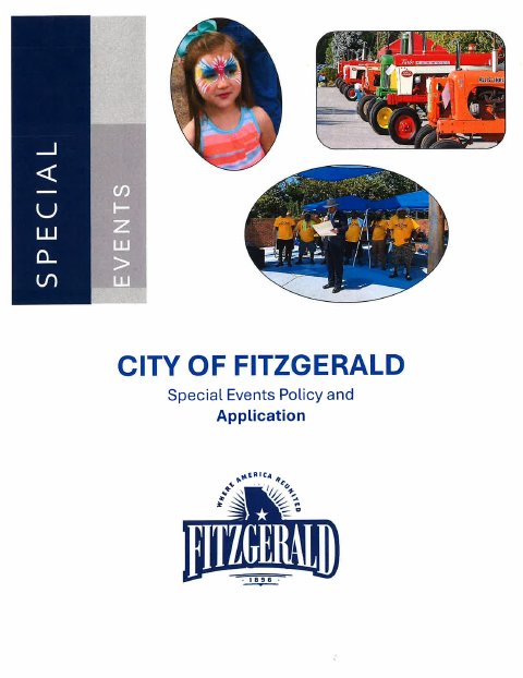 First page of the Special Events Permit Application