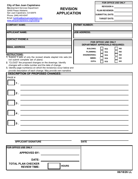 First page of the Revision Application