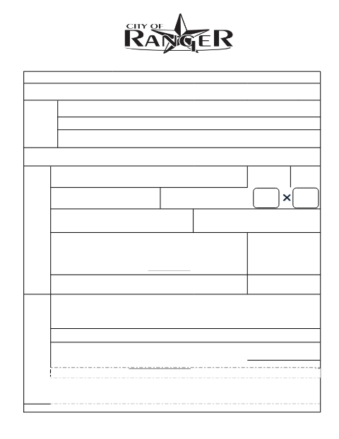 First page of the Mobile Home Placement Permit Application