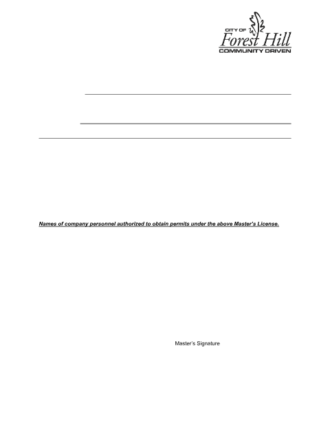 First page of the Contractor Registration Application