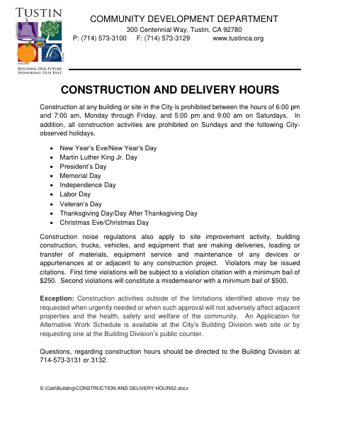 First page of the Application for Alternate Work Schedule