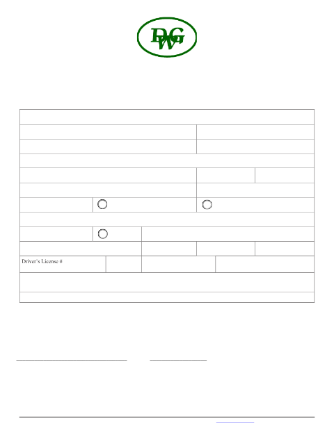 First page of the Mobile Food Unit Application