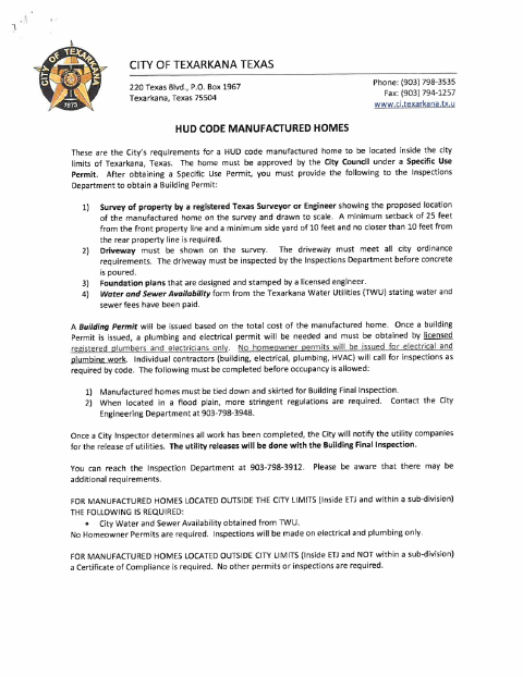 First page of the Zoning Amendment And Specific Use Permit Application