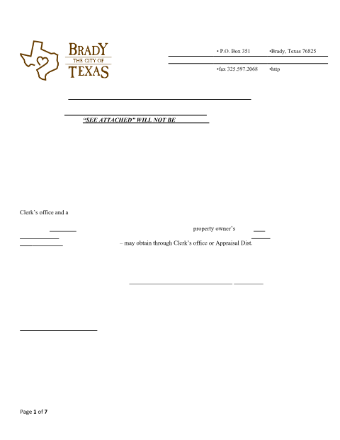 First page of the On-Site Sewage Facility Permit Application