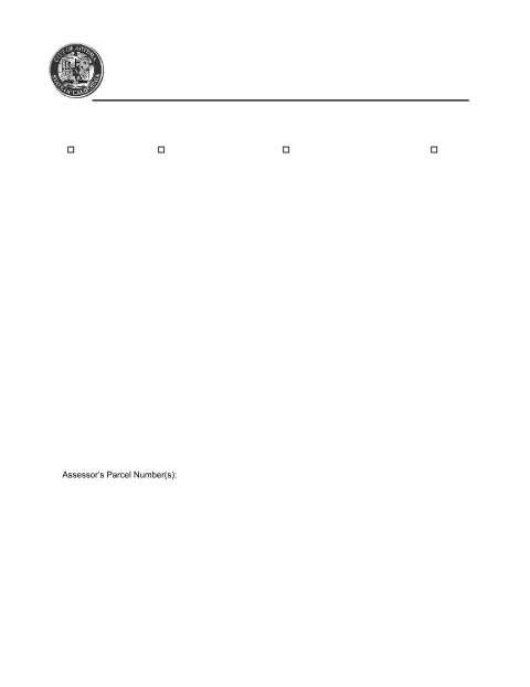 First page of the Design Review, Conditional Use Permit, and Variance Application - Property Ownership Affidavit