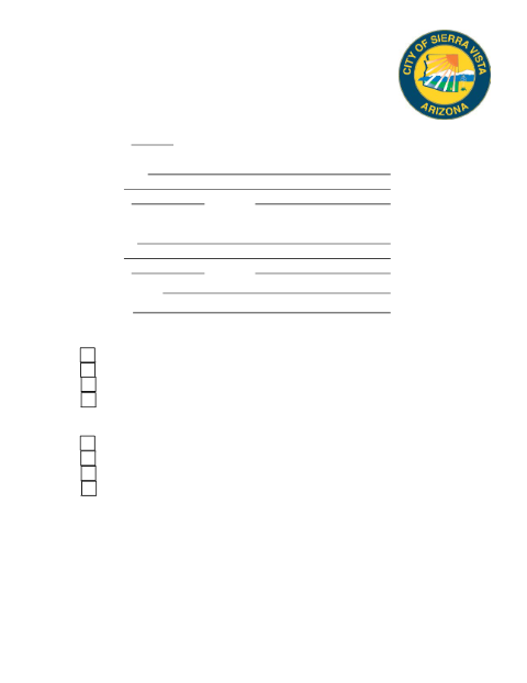 First page of the Preliminary Plat Review Application