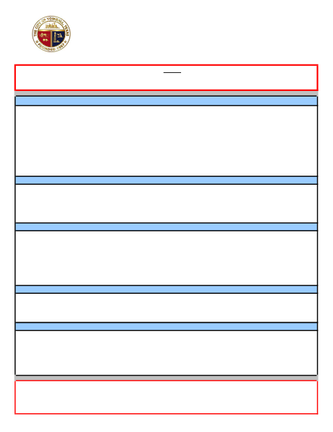 First page of the Tow Truck Driver Permit Application