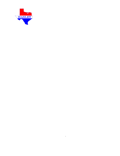 First page of the Variance Application