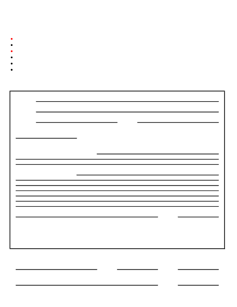 First page of the Placement on Agenda and Special Events Request Form