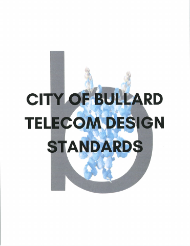 First page of the Application and Permit for Telecommunication Equipment in the Right-of-Way or Easement