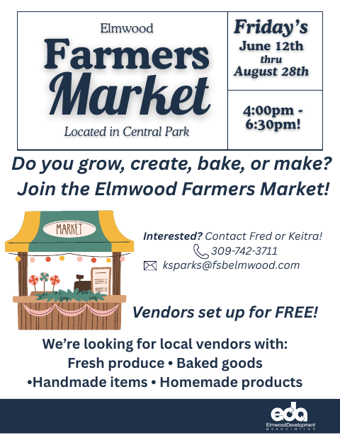 First page of the Farmers Market Vendor Interest Form